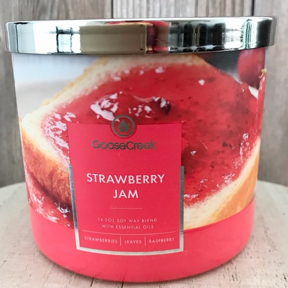GooseCreek Accents 35 Hrs Strawberry Jam 3 Wick Candle Poshmark